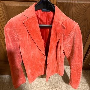 Suede blazer